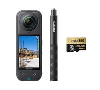 Insta360 X5 Construction Bundle - Selfie Stick - 360° Construction Camera, 8K30fps 360 HDR Video, 72MP Photo, Supports OpenSpace, Cupix, FARO Sphere XG, Reconstruct, Dalux, Evercam, Oculo