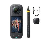 Insta360 X5 No Drone Bundle - Waterproof 8K 360° Action Camera, Invisible Selfie Stick Effect, Leading Low Light, Rugged & Replaceable Lens, 3-Hour Battery, Clear Audio, Stabilization