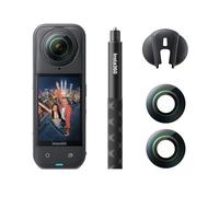 Insta360 X5 Replacement Lens Bundle - Waterproof 8K 360° Camera, Leading Low Light, Invisible Selfie Stick Effect, Rugged and Replaceable Lens, 3-Hour Battery, Built-in Wind Guard