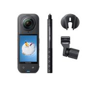 Insta360 X5 Ski Bundle - 8K 360 Camera with Dual 1/1.28" Sensors | Waterproof Action Camera, Replaceable Lenses, Leading Low-Light, 3-Hour Battery, Triple AI Chip, Motorcycling, Skiing