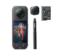 Insta360 X5 Starter Bundle - Waterproof 8K 360° Action Camera, Leading Low Light, Invisible Selfie Stick Effect, Rugged & Replaceable Lens, 3-Hour Battery, Clear Audio, Stabilization, AI Editing