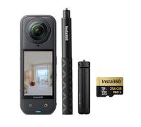 Insta360 X5 Virtual Tour Bundle - 72MP 360º HDR Photo, Invisible Selfie Stick + Tripod, 2400mAh Battery