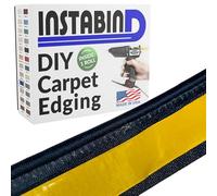 Instabind Carpet Binding - Regular Style, Rug Binding, Ideal for Area Rugs, Durable Hold, DIY Carpet Finishing Edge - Navy, 54 ft Rolls
