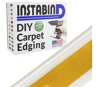 Instabind Premium Carpet Edge Binding - Regular Style Carpet Edge Trim for Do-It-Yourself Rug Edging - with Durable Hold & Easy Finishing for Rug Edges - USA Made Flooring Products - 54 ft Roll, Ice
