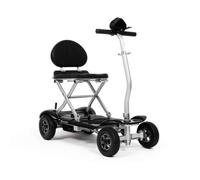InstaFold Scooters - Auto Folding Lightweight Mobility Scooter with Remote Control, 10-Mile Range, Airline-Approved, 25kg Aluminium Frame (Black)
