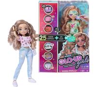 InstaGlam Glo Up Girls Erin Fashion Doll & 25 fashion Surprises 10" - Tiffany