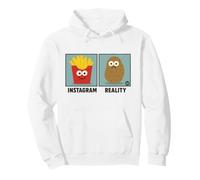 Instagram Reality Funny Food Pullover Hoodie