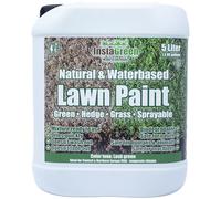 InstaGreen Premium Grass Paint 5 Liters / 1.3 US Gallons - Ready-to-Use for Lawns and Hedges - Against Yellow Grass - Naturally Water-Based Sprayable Biodegradable