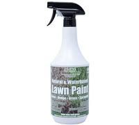 InstaGreen Premium Grass Paint spray bottle 1 liter / 1/8 US gallon - ready-to-use grass paint for lawns and hedges - lawn paint against yellow grass - naturally water-based sprayable biodegradable