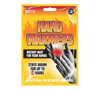 InstaHeat Hand Warmers, Air Activated Instant Pocket or Glove Heat Packs 4 Pack