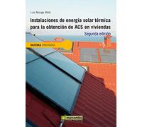 Instalaciones de energía solar térmica para la obtención de Acs en viviendas (NUEVAS ENERGÍAS)