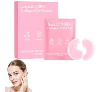Instalift PDRN & Collagen Eye Patches, Under Eye Gel Patches for Puffy Eyes and Dark Circles & Fine Lines, Hydrolyzed Collagen, Deeply Hydrating Anti-Wrinkle Eye Mask, 8 Pairs (1Box)