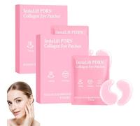 Instalift PDRN & Collagen Eye Patches, Under Eye Gel Patches for Puffy Eyes and Dark Circles & Fine Lines, Hydrolyzed Collagen, Deeply Hydrating Anti-Wrinkle Eye Mask, 8 Pairs (2Box)