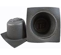 1 Pair 6.5" Acoustic Speaker Baffle Car Bass Reflex System Install Bay IBBAF65