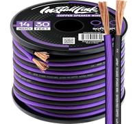 Install Link 14 AWG Gauge Speaker Wire Cable (OFC) Stereo, Car or Home Theater (30 Feet)