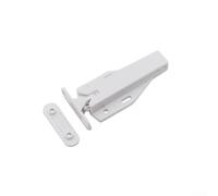 Install the Push to Open Cabinet Catch for Easy Access No Handhandle Required (White)