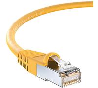 InstallerParts (10 Pack) Ethernet Cable CAT6 Cable Shielded (SSTP / SFTP) Booted 6 FT - Yellow - Professional Series - 10Gigabit/Sec Network / High Speed Internet Cable, 550MHZ