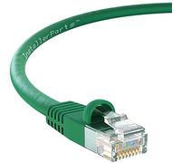 InstallerParts CAT6 Cable UTP Booted - Green, 75 FT, 1 Pack - Professional Series - 10Gbps Cat6 Patch Cable, Network, Internet
