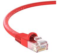 InstallerParts CAT6 Cable UTP Boots [Red] - 75 FT - 1 Pack - Professional Series - 10Gbps, Cat6 Patch Cable, Network, Internet