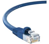 InstallerParts Ethernet Cable CAT5E Cable UTP Booted 20 FT - Blue - Professional Series - 1Gigabit/Sec Network/Internet Cable, 350MHZ
