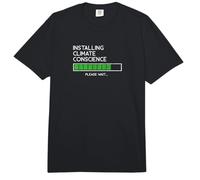 Installing Climate Conscience Climate Change Awareness Comfort Colors Adult Heavyweight T-Shirt