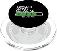 Installing Climate Conscience Climate Change Awareness PopSockets PopGrip for MagSafe