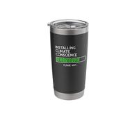 Installing Climate Conscience Climate Change Awareness Stainless Steel Insulated Tumbler