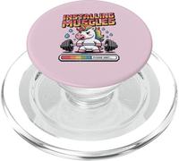 Installing Muscles T-Shirt Funny Unicorn Weightlifting Mom PopSockets PopGrip for MagSafe