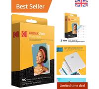 Instant 2x3 Photo Prints - Kodak Zink Photo Paper, 100 Sheets, No Ink Needed