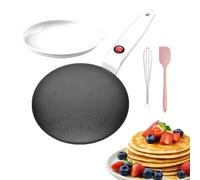 Instant 8" Electric Crepe Maker with Quick Heat, Nonstick Portable Pancake Griddle, Fully Automatic DIY Pancakes Pan Breakfast Appliance,for Crepes, Pancakes, Tortillas (#C)