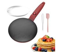 Instant 8" Electric Crepe Maker with Quick Heat, Nonstick Portable Pancake Griddle, Fully Automatic DIY Pancakes Pan Breakfast Appliance,for Crepes, Pancakes, Tortillas (#B)