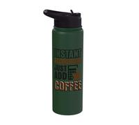 Instant Accountant just add Coffee Stainless Steel Insulated Water Bottle