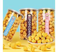 Instant American Popcorn, Caramel Cream Flavored Popcorn 116g/CAN, Puffed Food, Corn Blossoms, Casual Snacks, Chocolate Flavored Candy (Fruit flavor,2 can)