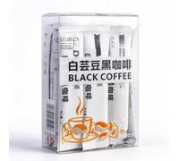 Instant Black Coffee White Kidney Bean 40g | Medium Roast, 10 Sticks, Smooth Aroma