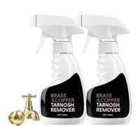 Instant Brass Tarnish Remover Spray,Metal Polish Cleaner,For Door Handles and Copper Pots and Copper Products,Multi-surface Metal Cleaner Spray,Rust-Removing Cleaner That Protects the Material，2
