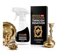 Instant Brass Tarnish Remover Spray, Metal Polish Cleaner | Multi-Surface Metal Cleaner Spray, Rust-Removing, Protects the Material for Brass, Aluminum & Household Metal Decor Hardware (1PC)