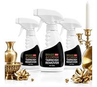 Instant Brass Tarnish Remover Spray, Metal Polish Cleaner | Multi-Surface Metal Cleaner Spray, Rust-Removing, Protects the Material for Brass, Aluminum & Household Metal Decor Hardware (3PC)