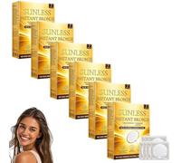 Instant Bronze Tanning Patches For Women & Men,Professional Sunless Self-Tan Patches For All Skin Types. Fast Natural Bronzed Glow, Boost Your Authentic Tan Complexion Safely,6PCS