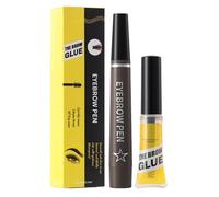 Instant Brow Hair Pencil - Makeup Lift And Snatch Brow Tint Pen | Long-Lasting Waterproof Brows Pencil | Lasting Liquid 4-Prong Fork Eyebrow Pencils Eyebrow Gel Set For Women Natural Hair-Like Brows