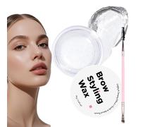 Instant Brows Soap Kit - Gel With Brush - Clear Brow Gel Shaping Definition, Long Lasting Waterproof Smudge Proof Eyebrow Styling Pomade For Natural Browss, 3D Feathery Brows Makeup Balm-1