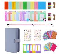 Instant Camera Accessories Bundle Compatible with Fujifilm Instax Mini 9 8 11 12 70 90 Camera Include Mini Photo Album, Film Frames, Wall Hang Frames, Border Stickers(Blue)