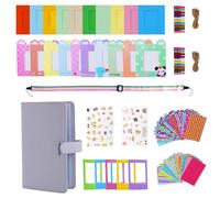 Instant Camera Accessories Bundle Compatible with Fujifilm Instax Mini 9 8 11 12 70 90 Camera Include Mini Photo Album, Film Frames, Wall Hang Frames, Border Stickers (Purple)