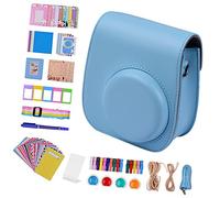 instant camera accessories kit HUIOP 12-in-1 Instant Camera Accessories Bundle Kit Compatible with film Mini 11 Including Camera Bag/Camera Strap/Photo Album/Photo Clips/Photo Frame/ing String/Sticker