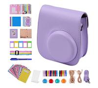 instant camera accessories kit HUIOP 12-in-1 Instant Camera Accessories Bundle Kit Compatible with film Mini 11 Including Camera Bag/Camera Strap/Photo Album/Photo Clips/Photo Frame/ing String/Sticker