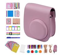 instant camera accessories kit HUIOP 12-in-1 Instant Camera Accessories Bundle Kit Compatible with film Mini 11 Including Camera Bag/Camera Strap/Photo Album/Photo Clips/Photo Frame/ing String/Sticker