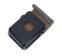 Instant Camera Cover, Magnetic Suction Cup Flap, Instant Camera Bag, Scratch Resistance, Removable High Bearing PU Shoulder Strap for Camping (Blue)