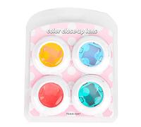 Instant Camera Flashlight Flash Filters Set 4 Colors Creative Photography Effects Plastic Durable Lightweight Accessories Mini 7S 8 8+ 9 (Pure Color)