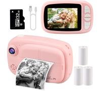 Instant Camera for Kids,Camera Instant Print 3.5 Inch Screen Video Child Digita