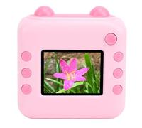 Instant Camera Instant Print, 48MP Instant Print Digital Camera with 2.4 Inch Screen, 1080P Selfie Instant Cameras for Travel (Pink)