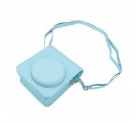Instant Camera Protective Case Vintage PU Leather Bag Removable Cover for Mini 13 Splashproof for Outdoor (Green)